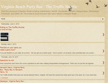 Tablet Screenshot of blog.truffleshuttle.com